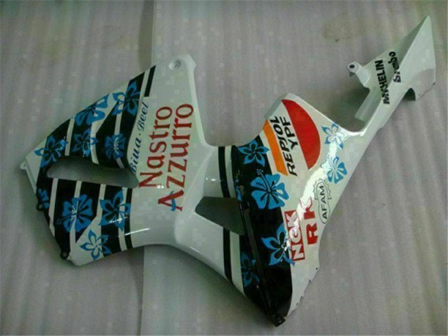 Blanc Bleu Nastro Azzurro 46 05-06 Honda CBR600RR Carénages Moto