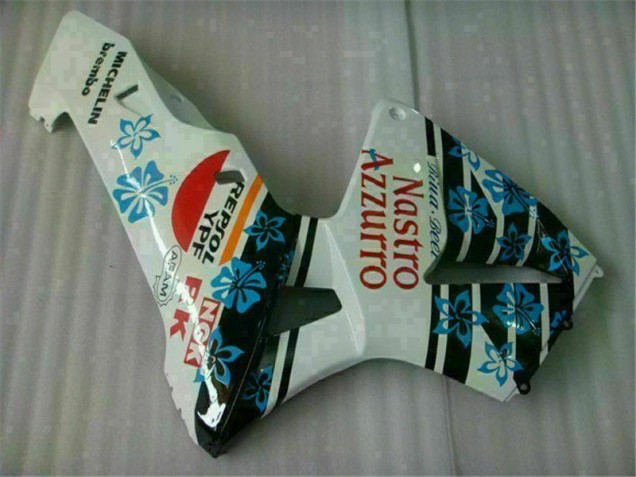 Blanc Bleu Nastro Azzurro 46 05-06 Honda CBR600RR Carénages Moto