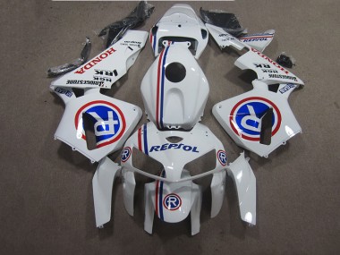 Blanc Bleu Repsol 05-06 Honda CBR600RR Carénage Moto