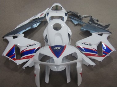 Blanc Bleu Rouge 05-06 Honda CBR600RR Carénage Moto