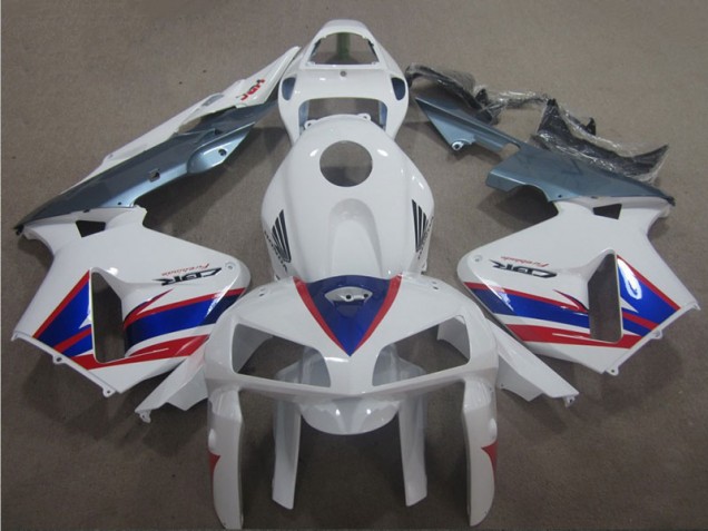 Blanc Bleu Rouge 05-06 Honda CBR600RR Carénage Moto Blanc Bleu Rouge 05-06 Honda CBR600RR Carénage Moto