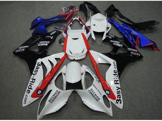 Blanc Bleu Rouge 09-14 BMW S1000RR Carénage Moto Blanc Bleu Rouge 09-14 BMW S1000RR Carénage Moto