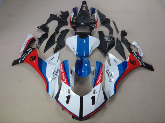 Blanc Bleu Rouge Advantec 15-19 Yamaha YZF R1 Carénage Moto Blanc Bleu Rouge Advantec 15-19 Yamaha YZF R1 Carénage Moto