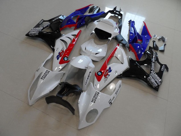 Blanc Bleu Rouge Becker Carbon 09-14 BMW S1000RR Carénage Moto Blanc Bleu Rouge Becker Carbon 09-14 BMW S1000RR Carénage Moto