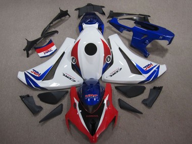 Blanc Bleu Rouge HRC 08-11 Honda CBR1000RR Carénages Moto