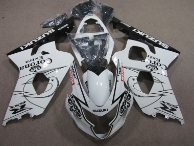 Blanc Corona Extra Motul 04-05 Suzuki GSXR 600 Carénage Moto