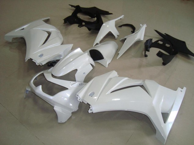 Blanc Nacré 08-12 Kawasaki ZX250R Carénage Moto Blanc Nacré 08-12 Kawasaki ZX250R Carénage Moto