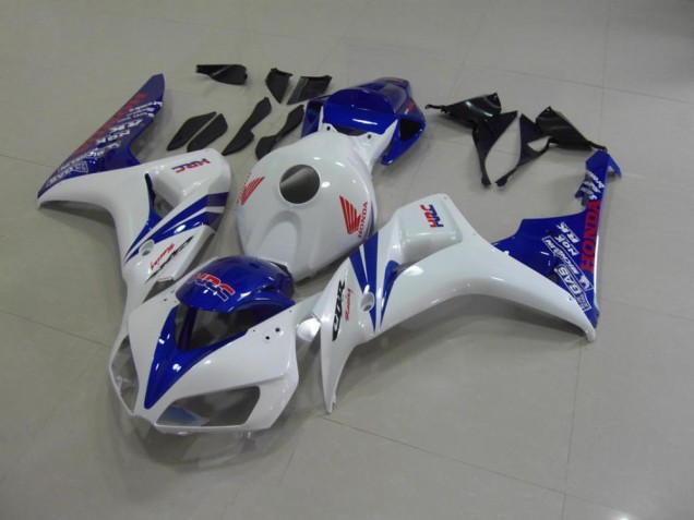 Blanc Nacré Bleu 06-07 Honda CBR1000RR Carénage Moto Blanc Nacré Bleu 06-07 Honda CBR1000RR Carénage Moto