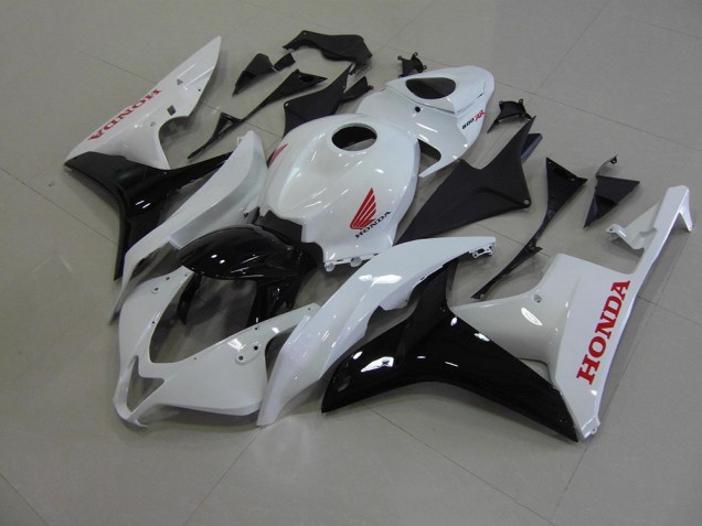Blanc Nacré Noir 07-08 Honda CBR600RR Carénage Moto Blanc Nacré Noir 07-08 Honda CBR600RR Carénage Moto