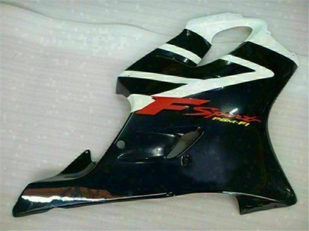 Blanc Noir 01-03 Honda CBR600 F4i Carénages Moto Blanc Noir 01-03 Honda CBR600 F4i Carénages Moto