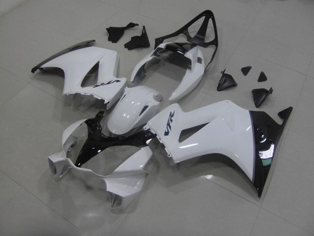 Blanc Noir 02-13 Honda VFR800 Carénages Moto Blanc Noir 02-13 Honda VFR800 Carénages Moto