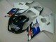 Blanc Noir 04-05 Suzuki GSXR 600/750 Carénage Moto Blanc Noir 04-05 Suzuki GSXR 600/750 Carénage Moto
