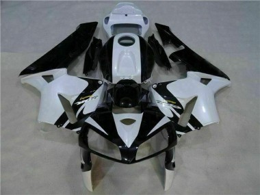 Blanc Noir 05-06 Honda CBR600RR Carrosserie Moto