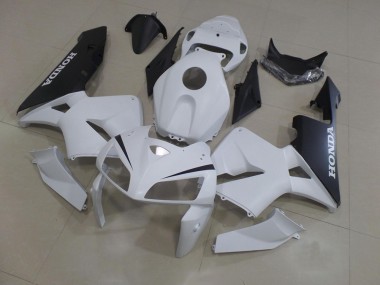 Blanc Noir 05-06 Honda CBR600RR Kit Carénages Motos Complet