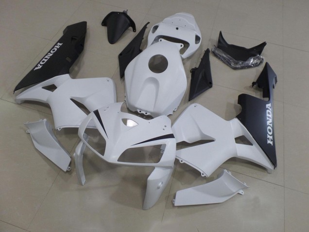 Blanc Noir 05-06 Honda CBR600RR Kit Carénages Motos Complet Blanc Noir 05-06 Honda CBR600RR Kit Carénages Motos Complet