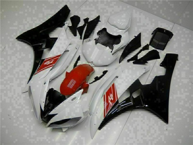 Blanc Noir 06-07 Yamaha YZF R6 Carrosserie Moto Blanc Noir 06-07 Yamaha YZF R6 Carrosserie Moto
