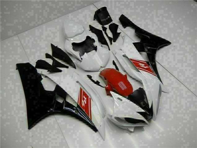 Blanc Noir 06-07 Yamaha YZF R6 Carrosserie Moto Blanc Noir 06-07 Yamaha YZF R6 Carrosserie Moto