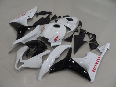 Blanc Noir 07-08 Honda CBR600RR Carénage Moto