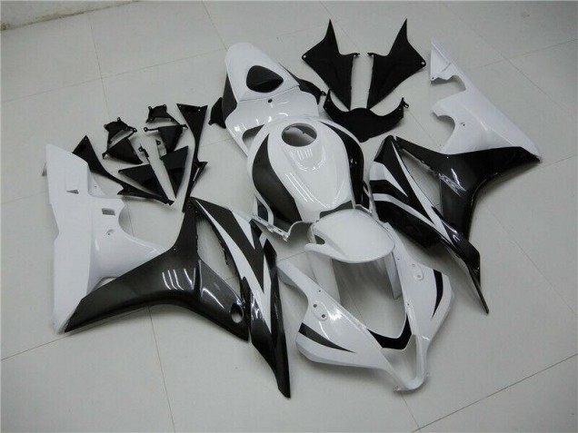 Blanc Noir 07-08 Honda CBR600RR Carénages Moto Blanc Noir 07-08 Honda CBR600RR Carénages Moto