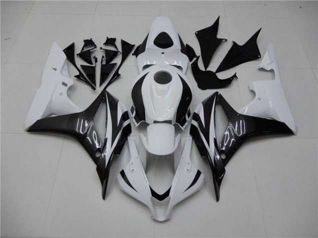 Blanc Noir 07-08 Honda CBR600RR Carénages Moto Blanc Noir 07-08 Honda CBR600RR Carénages Moto