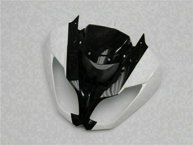 Blanc Noir 09-12 Kawasaki ZX6R Carénage Moto Blanc Noir 09-12 Kawasaki ZX6R Carénage Moto