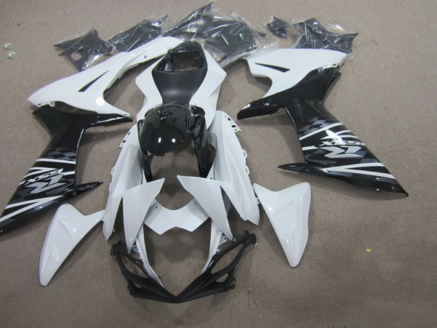 Blanc Noir 11-21 Suzuki GSXR 750 Carénage Moto Blanc Noir 11-21 Suzuki GSXR 750 Carénage Moto
