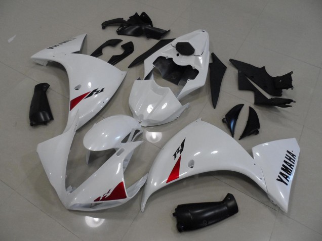 Blanc Noir 12-14 Yamaha YZF R1 Carénage Moto Blanc Noir 12-14 Yamaha YZF R1 Carénage Moto