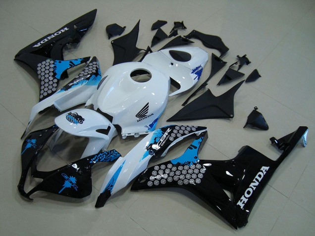 Blanc Noir Bleu 07-08 Honda CBR600RR Carénage Moto Blanc Noir Bleu 07-08 Honda CBR600RR Carénage Moto