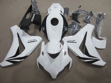 Blanc Noir Fireblade 08-11 Honda CBR1000RR Carénage Moto