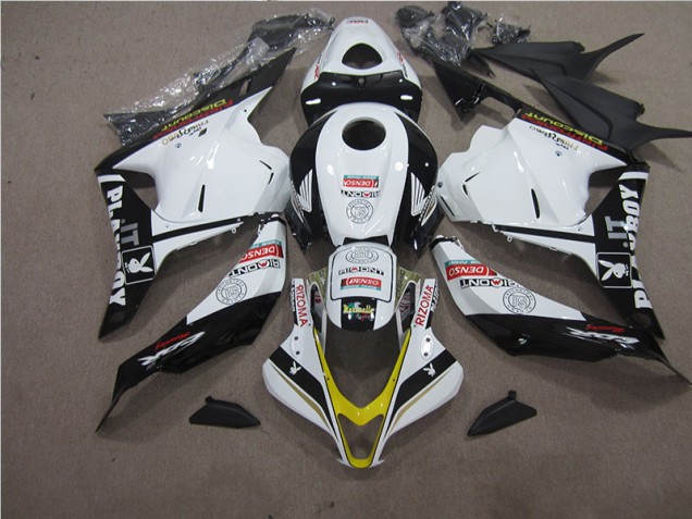 Blanc Noir RIZOMA 09-12 Honda CBR600RR Carénage Moto Blanc Noir RIZOMA 09-12 Honda CBR600RR Carénage Moto