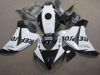 Blanc Noir Repsol 08-11 Honda CBR1000RR Carénage Moto