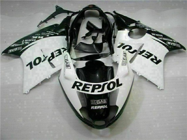 Blanc Noir Repsol 96-07 Honda CBR1100XX Carénage Moto Blanc Noir Repsol 96-07 Honda CBR1100XX Carénage Moto