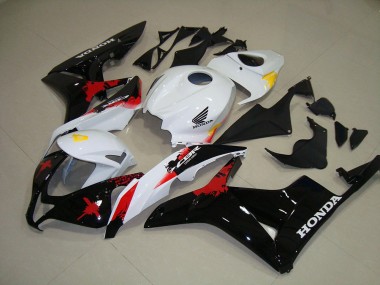 Blanc Noir Rouge 07-08 Honda CBR600RR Carénages Moto