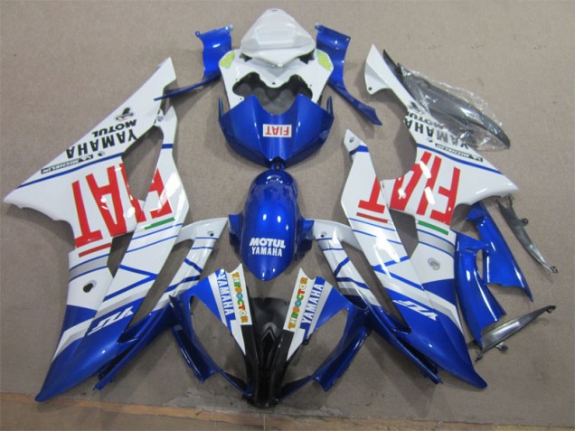 Blanc Noir Rouge Fiat 08-16 Yamaha YZF R6 Carénage Moto Blanc Noir Rouge Fiat 08-16 Yamaha YZF R6 Carénage Moto
