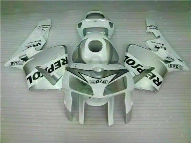 Blanc Repsol 05-06 Honda CBR600RR Carénages Moto