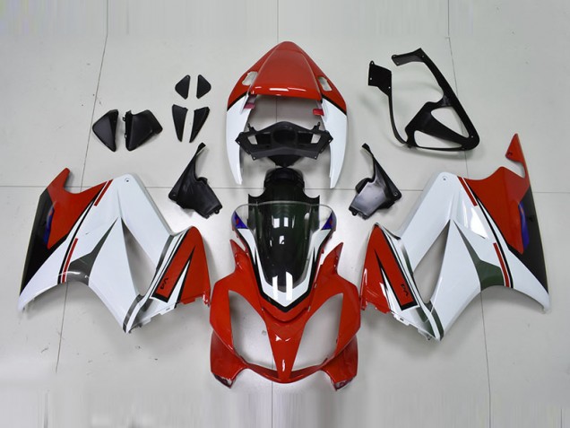Blanc Rouge 02-13 Honda VFR800 Carénage Moto Blanc Rouge 02-13 Honda VFR800 Carénage Moto