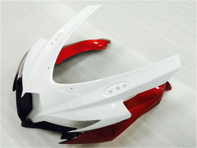 Blanc Rouge Noir 08-10 Suzuki GSXR 600/750 Carénage Moto Blanc Rouge Noir 08-10 Suzuki GSXR 600/750 Carénage Moto