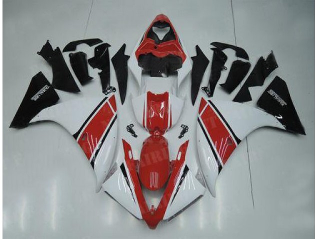 Blanc Rouge Noir 12-14 Yamaha YZF R1 Carénage Moto Blanc Rouge Noir 12-14 Yamaha YZF R1 Carénage Moto