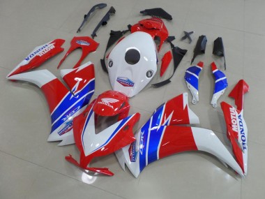 Blanc Rouge TT Legend 12-16 Honda CBR1000RR Carénage Moto