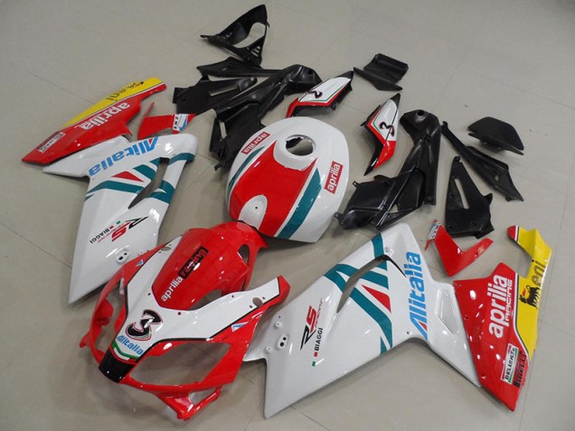 Blanc Rouge Vert 06-11 Aprilia RS125 Carénage Moto Blanc Rouge Vert 06-11 Aprilia RS125 Carénage Moto