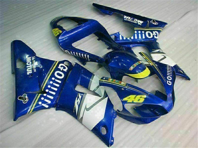 Bleu 00-01 Yamaha YZF R1 Kit Carénages Motos Complet Bleu 00-01 Yamaha YZF R1 Kit Carénages Motos Complet