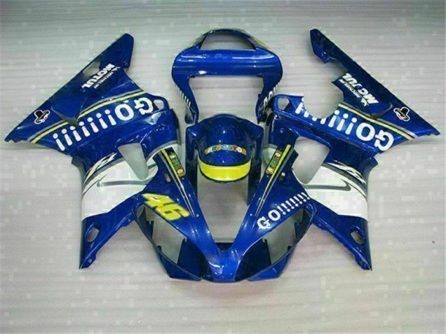 Bleu 00-01 Yamaha YZF R1 Kit Carénages Motos Complet Bleu 00-01 Yamaha YZF R1 Kit Carénages Motos Complet
