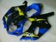 Bleu 01-03 Suzuki GSXR 600/750 Carénage Moto Bleu 01-03 Suzuki GSXR 600/750 Carénage Moto