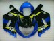 Bleu 01-03 Suzuki GSXR 600/750 Carénage Moto Bleu 01-03 Suzuki GSXR 600/750 Carénage Moto