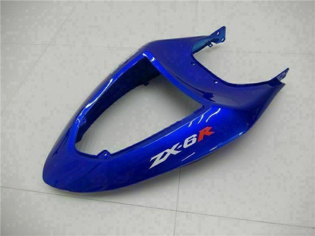Bleu 05-06 Kawasaki ZX6R Carénage Moto Bleu 05-06 Kawasaki ZX6R Carénage Moto