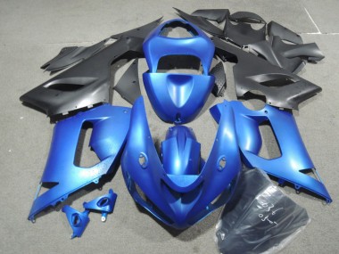 Bleu 05-06 Kawasaki ZX6R Carrosserie Moto