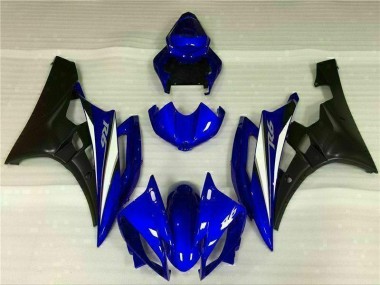 Bleu 06-07 Yamaha YZF R6 Carénages Moto