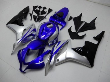 Bleu Argent Noir 07-08 Honda CBR600RR Carénage Moto