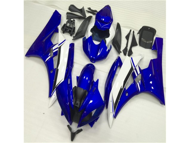 Bleu Blanc 06-07 Yamaha YZF R6 Carénage Moto Bleu Blanc 06-07 Yamaha YZF R6 Carénage Moto