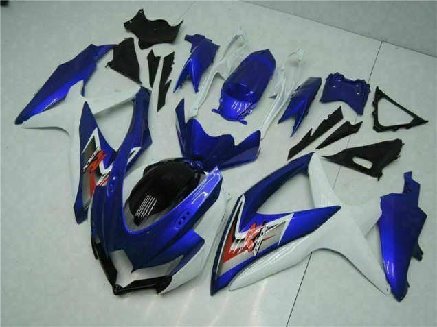 Bleu Blanc 08-10 Suzuki GSXR 600/750 Kit Carénages Motos Bleu Blanc 08-10 Suzuki GSXR 600/750 Kit Carénages Motos